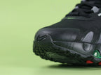 Air Max Dn8 Black Volt - Shoebox Label on Green Background Showing Style Code FQ7860-006 Black Green Colorway EUR40 Size Label on Black Airmax Branded Box