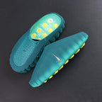 Mind 001 Geode Teal 2026 - Side profile with Mind Science Department heat-map card
