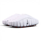 Mind 001 Mule White Speed Red 2026 - Outsole 25 Speed Red bubble pods with sofa backdrop