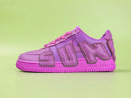 Nike x CPFM Air Force 1 Low Premium Fuchsia Dream - medial side AIR lettering profile