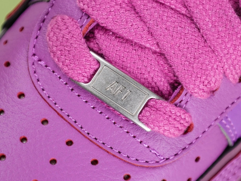 Nike x CPFM Air Force 1 Low Premium Fuchsia Dream - outsole bottom fuchsia pink