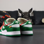 Off-White x Dunk Low 'Pine Green'