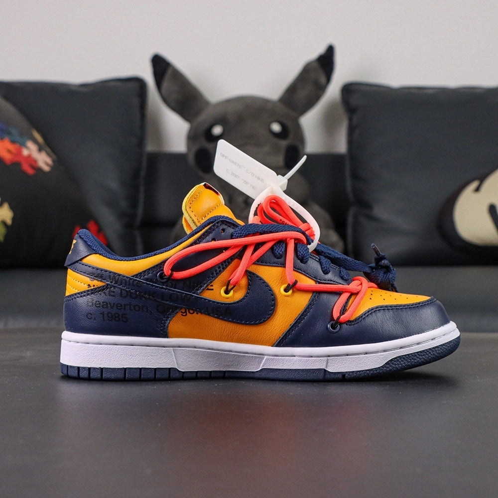 Off-White x Dunk Low 'University Gold' 2019
