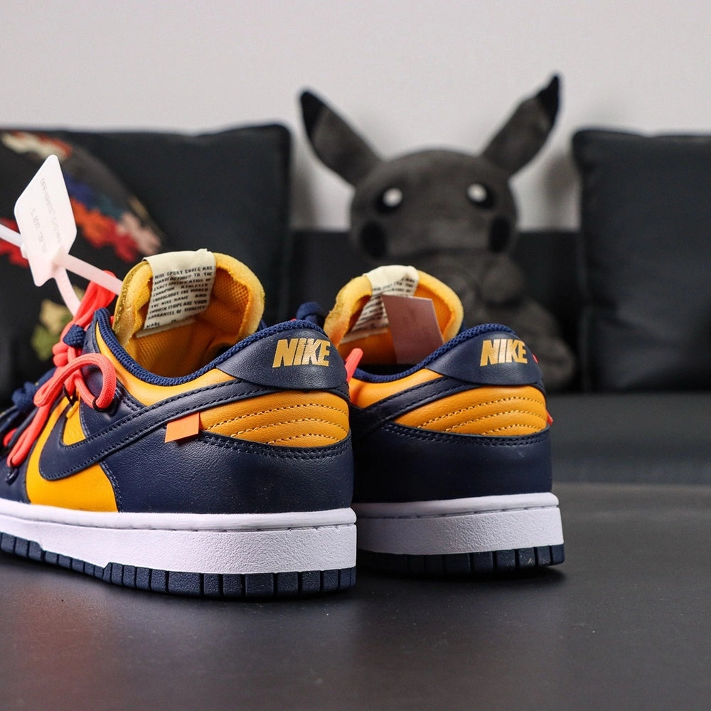Off-White x Dunk Low 'University Gold' 2019
