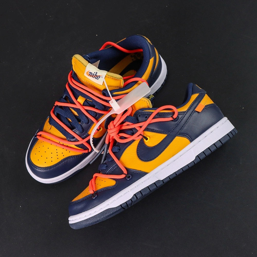Off-White x Dunk Low 'University Gold' 2019