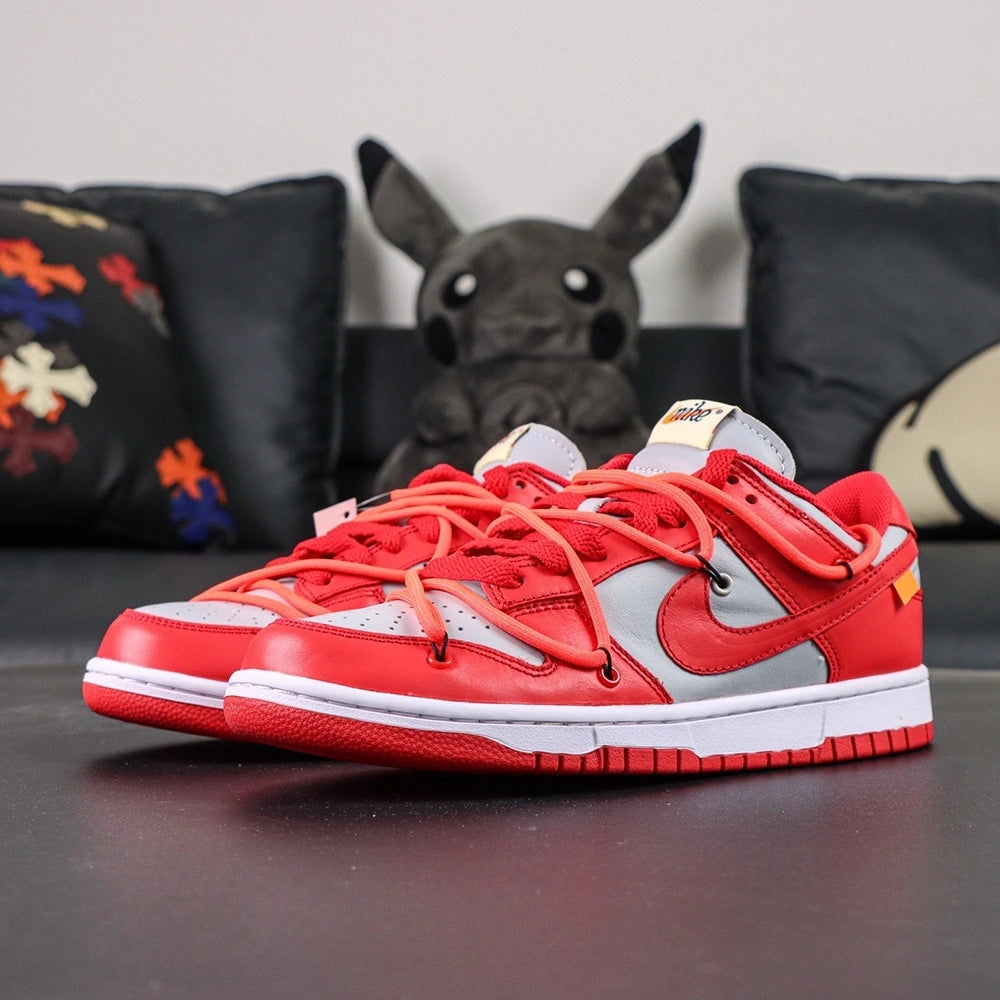 Off-White x Dunk Low 'University Red'