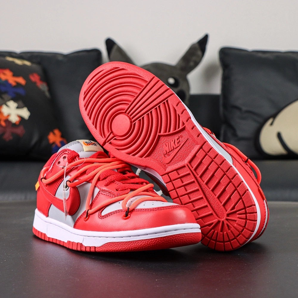 Off-White x Dunk Low 'University Red'