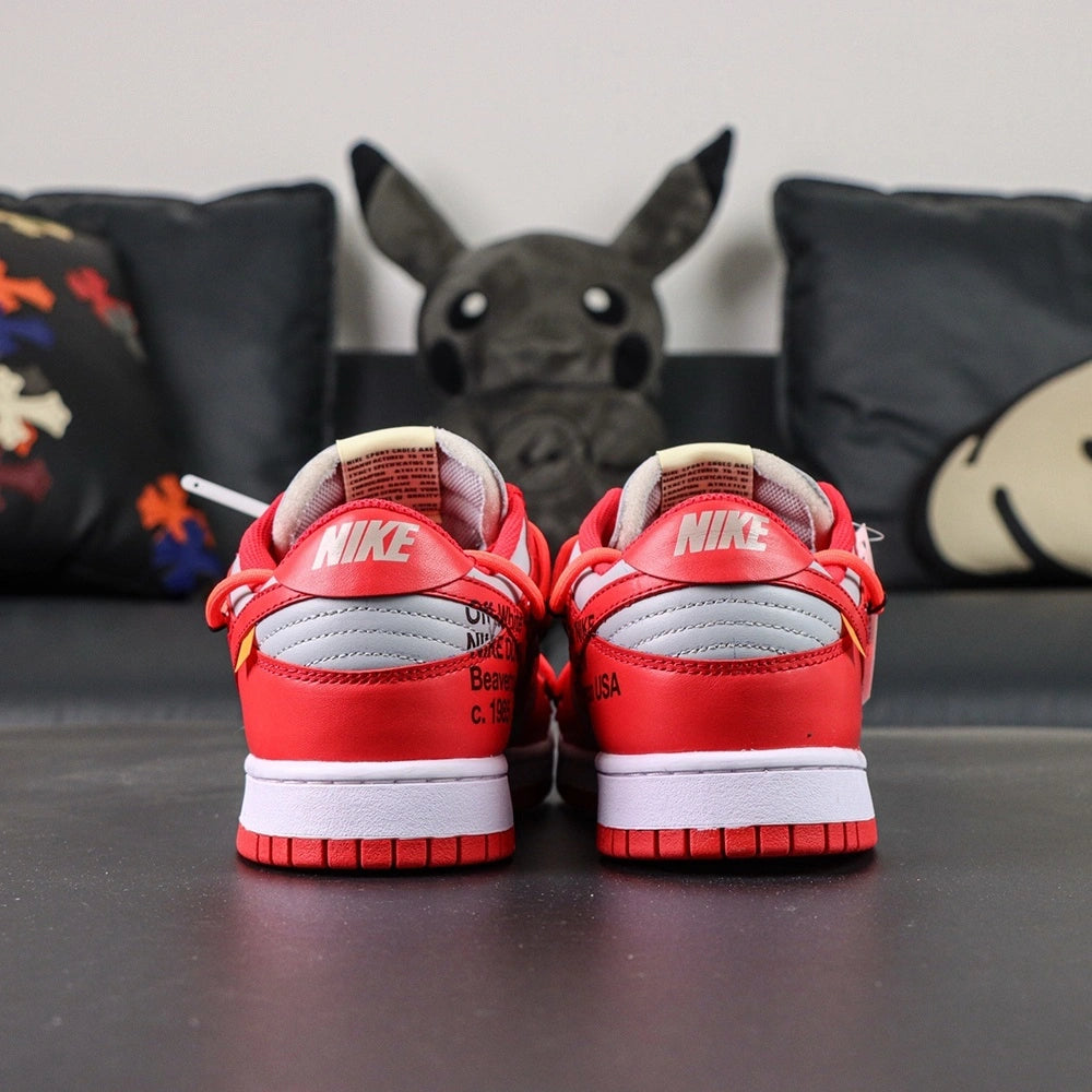 Off-White x Dunk Low 'University Red'