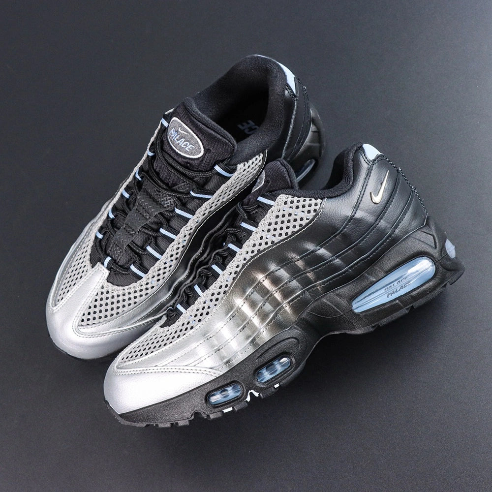 Palace x Air Max 95 Big Bubble Metallic Silver 2026 - Detail 4