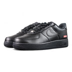 Supreme x Air Force 1 Low Box Logo Black 2020 - pair rear view Nike Air embroidery Pikachu
