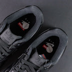 Supreme x Air Force 1 Low Box Logo Black 2020 - full black outsole bottom pair