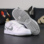 Sup x Dunk Low SB 'White Metallic Silver' 2025