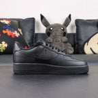 Supreme x Air Force 1 Low Box Logo Black - lateral side profile red Supreme box logo silver dubrae
