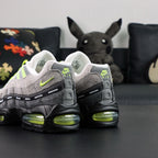 Undefeated x Air Max 95 Geo Exclusive NYC Neon 2025 — lateral side view
