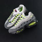 Undefeated x Air Max 95 Geo Exclusive NYC Neon 2025 — medial side view