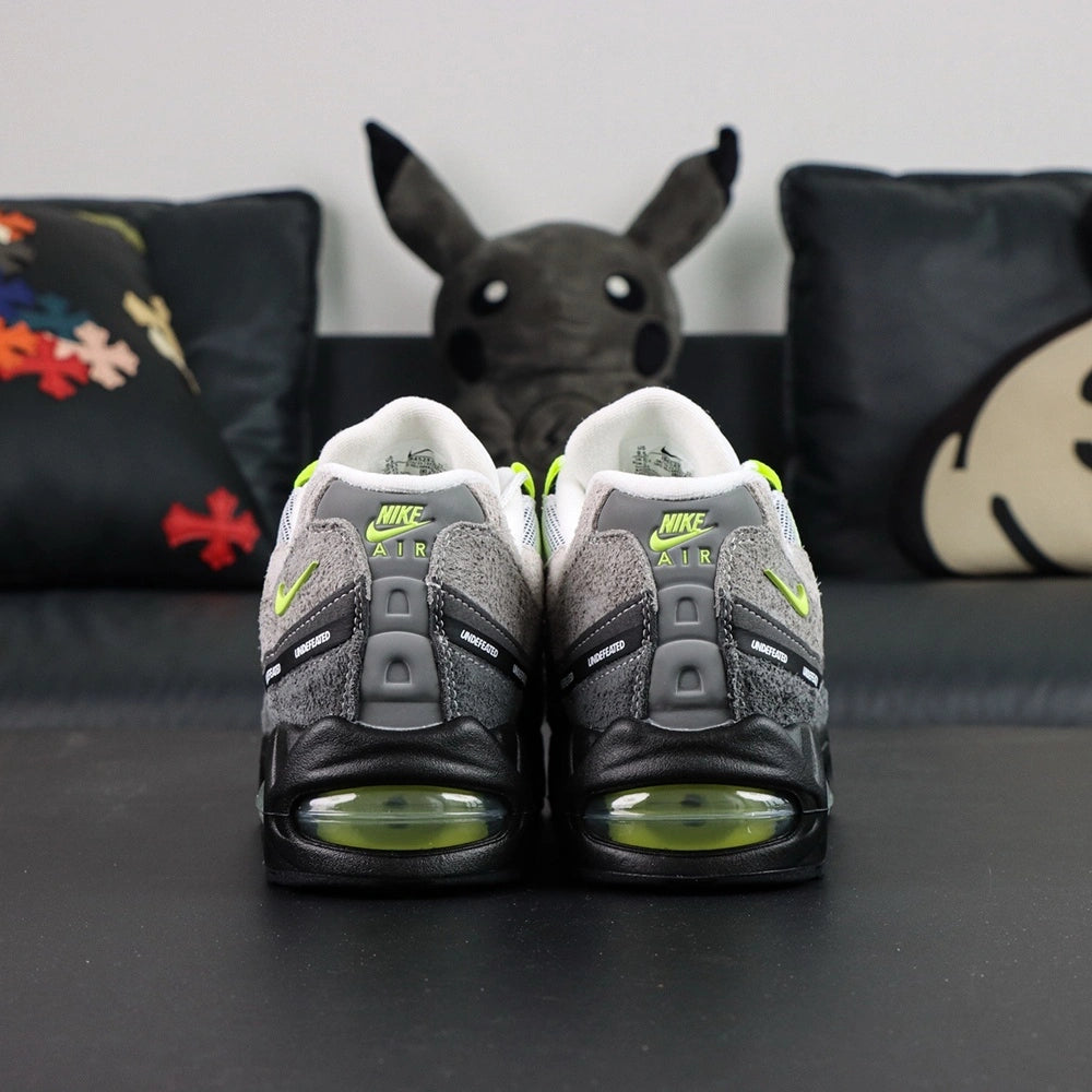 Undefeated x Air Max 95 Geo Exclusive NYC Neon 2025 — detail shot