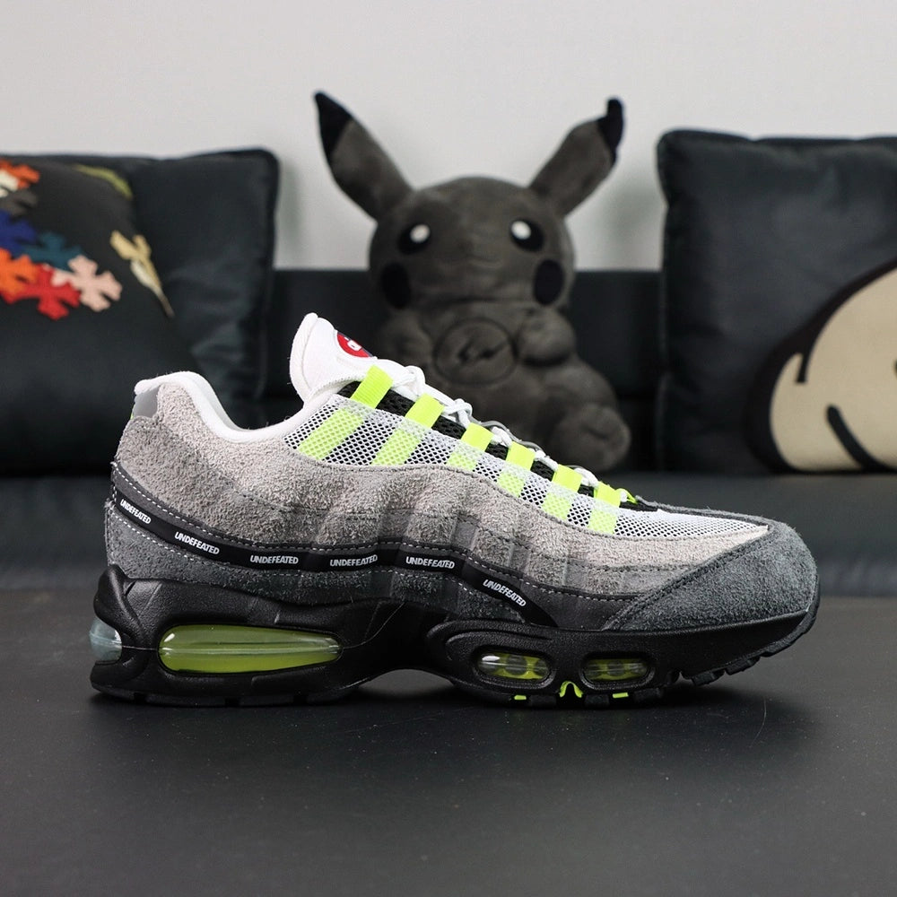 Undefeated x Air Max 95 Geo Exclusive NYC Neon 2025 — lifestyle shot