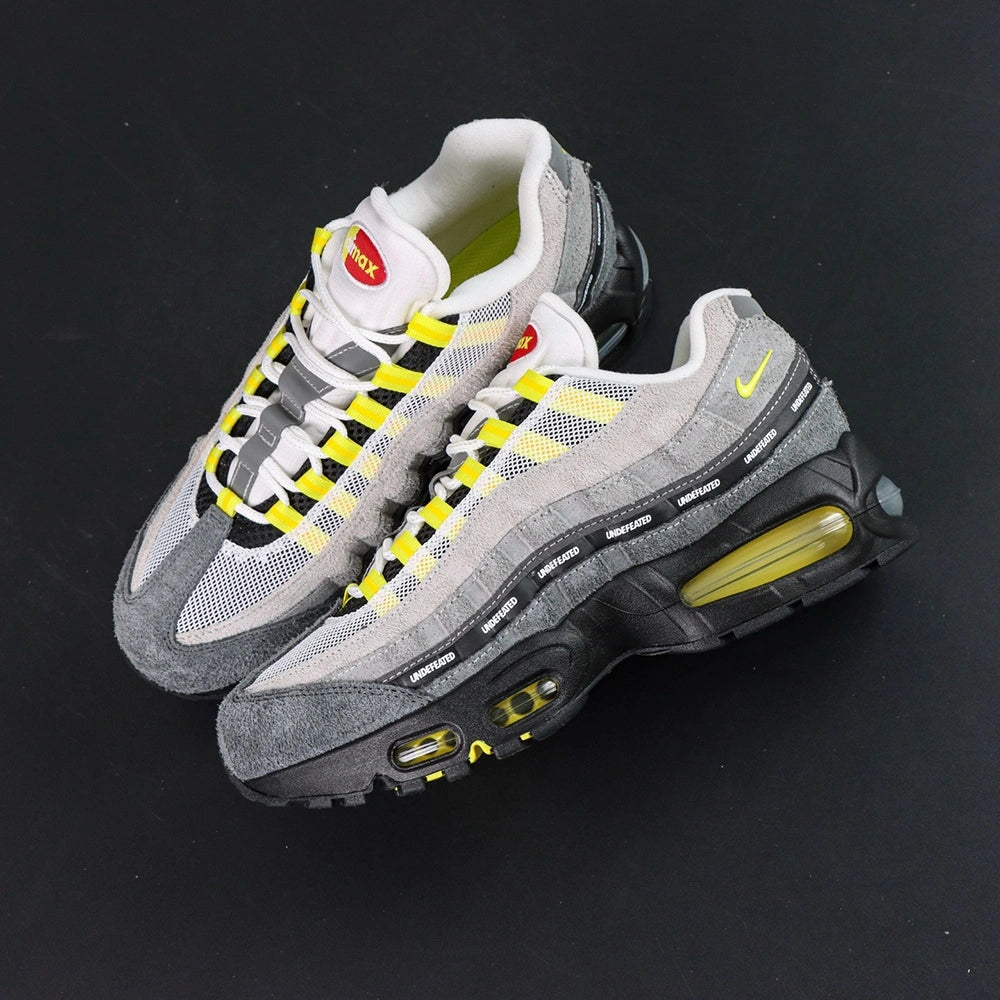 Undefeated x Air Max 95 Yellow 2025 — sole and lateral view