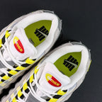 Undefeated x Air Max 95 Yellow 2025 — outsole volt traction grid view