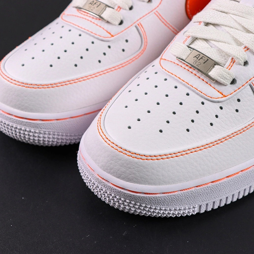 Vlone x NikeLab Air Force 1 Vlone White - full white outsole bottom pair orange Air unit Pikachu