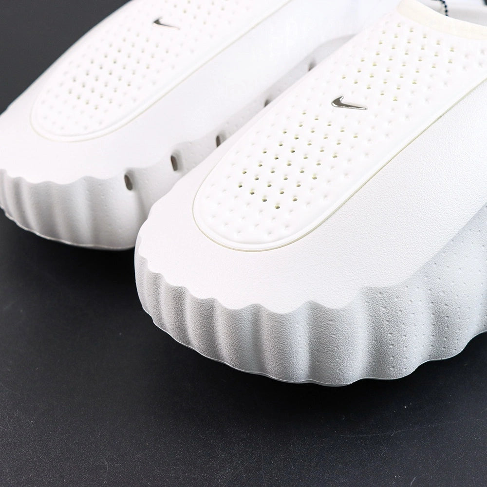 Wmns Mind 001 Mule Summit White 2026 - Side profile with classic orange box
