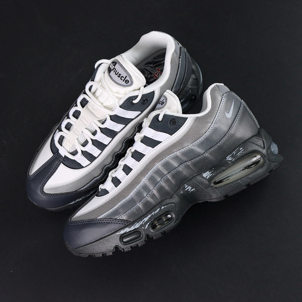 Yu-Gi-Oh x Air Max Muscle 95 QS Jonouchi 2025 — medial side view