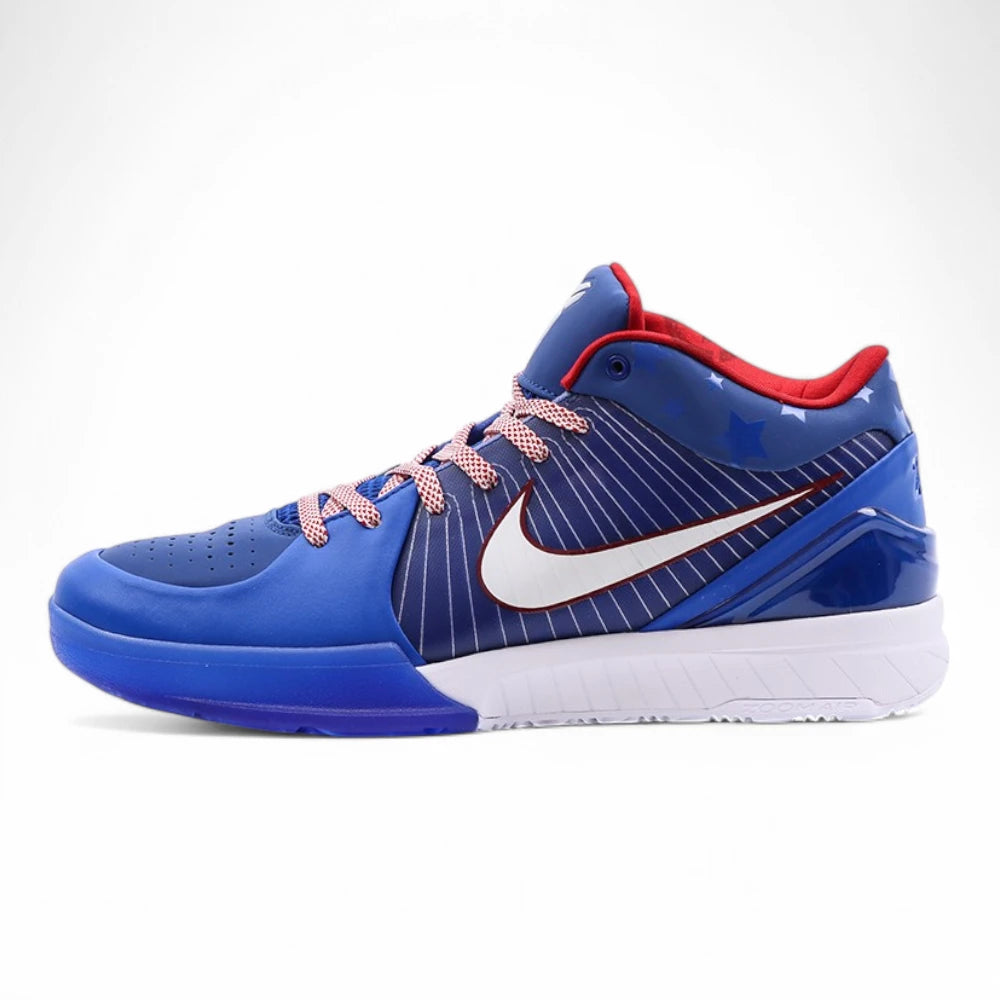 Kobe 4 Protro Philly - white swoosh with red outline lateral detail