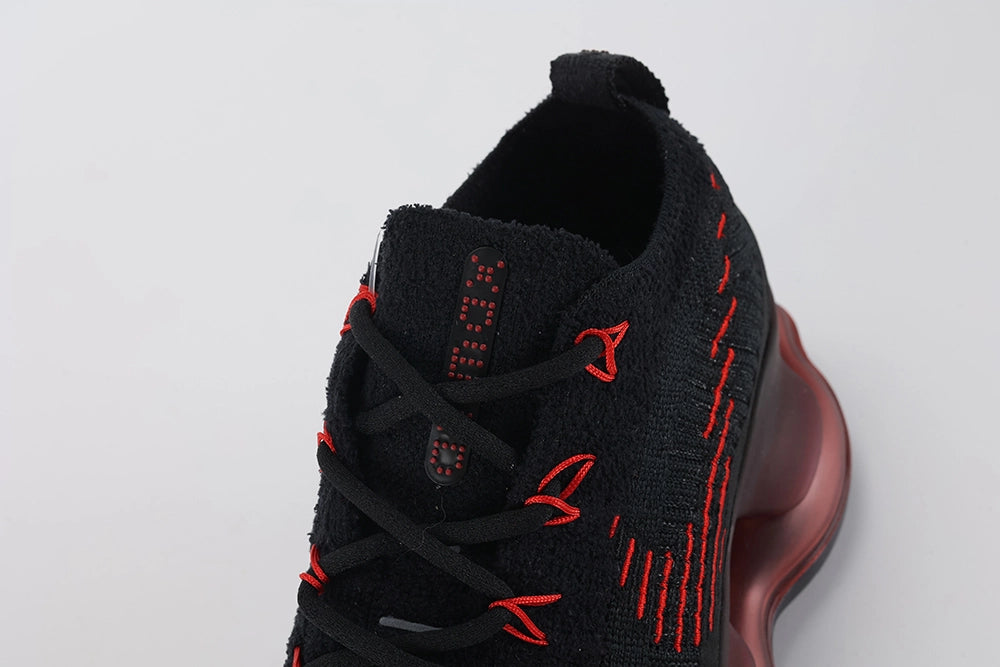 Air Max Scorpion Flyknit Bred Black University Red - Detail 2