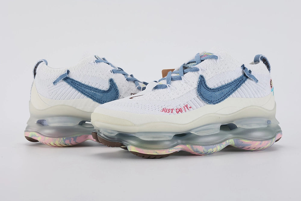 Air Max Scorpion Flyknit Just Do It White Diffused Blue - Detail 2