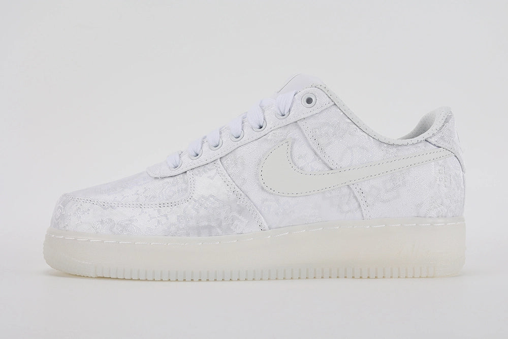 CLOT x Air Force 1 1WORLD - Toe Box Brocade Detail