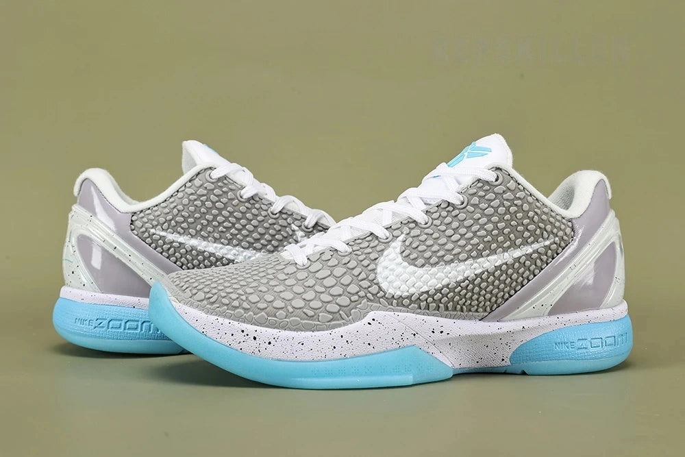 Kobe 6 White Blue Grey New Sneakers - image 5