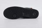Off-White x Air Force 1 Low Black - Tongue Orange Zip-Tie