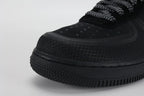 Off-White x Air Force 1 Low Black - Heel View