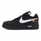 Off-White x Air Force 1 Low Black - Side Profile Clean