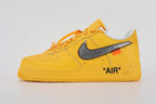 Off-White x Air Force 1 Low Lemonade - Toe Box Detail