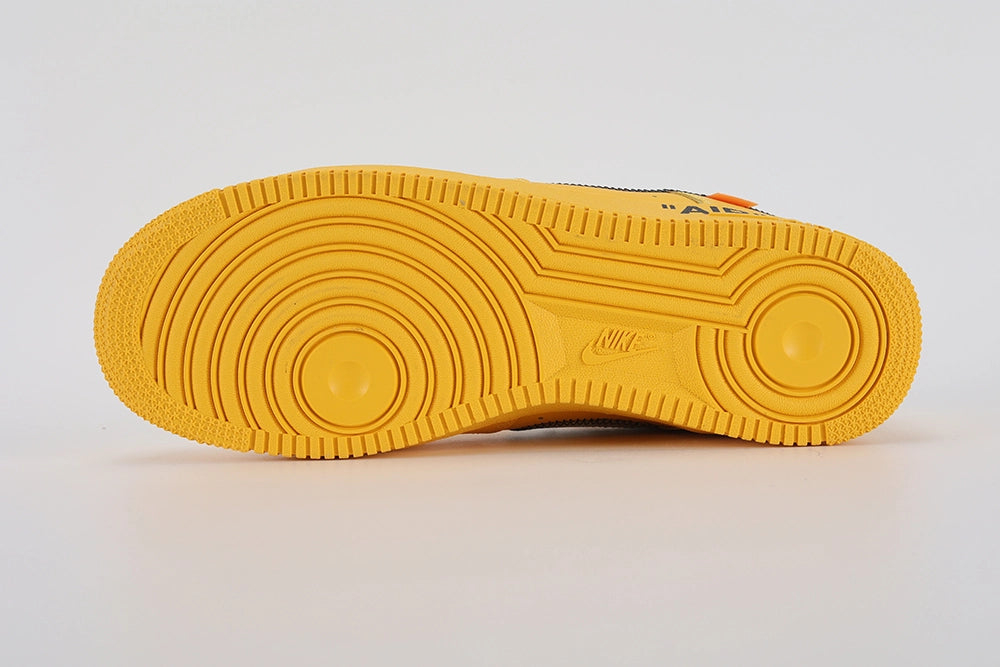 Off-White x Air Force 1 Low Lemonade - Top Down Toe View
